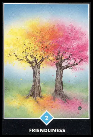 水之二-友誼/奧修禪塔羅 Osho Zen Tarot