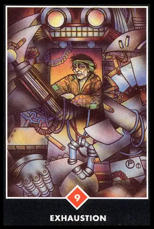 火之九-精疲力竭/奧修禪塔羅 Osho Zen Tarot