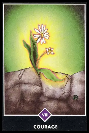 08. 勇氣/奧修禪塔羅 Osho Zen Tarot