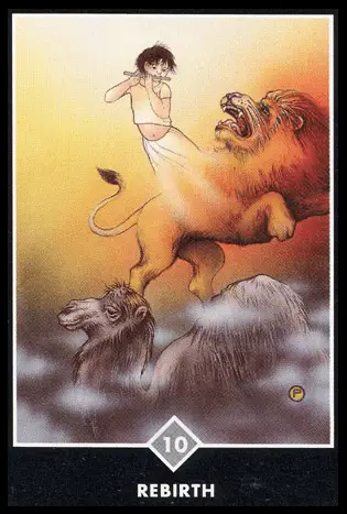 雲之十－再生／奧修禪塔羅 Osho Zen Tarot
