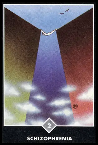 雲之二-精神分裂/奧修禪塔羅 Osho Zen Tarot
