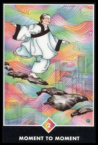 彩虹之二-一個片刻接著一個片刻/奧修禪塔羅 Osho Zen Tarot