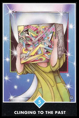水之五-執著於過去/奧修禪塔羅 Osho Zen Tarot