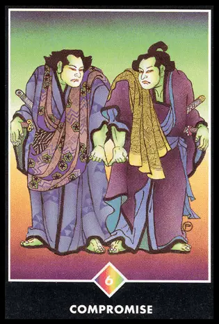 彩虹之六－妥協／奧修禪塔羅 Osho Zen Tarot