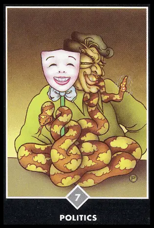 雲之七-政治手腕/奧修禪塔羅 Osho Zen Tarot