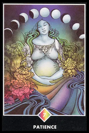 彩虹之七-耐心/奧修禪塔羅 Osho Zen Tarot