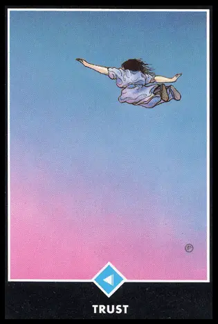 水之騎士－信任／奧修禪塔羅 Osho Zen Tarot