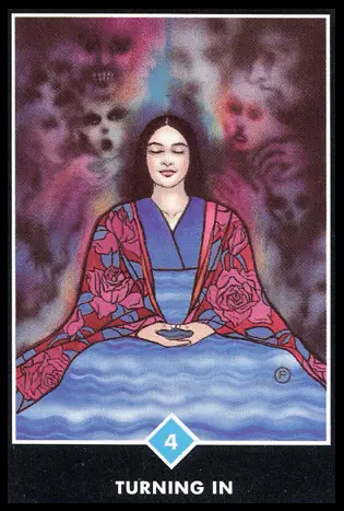 水之四：轉入內在／奧修禪卡 Osho Zen Tarot