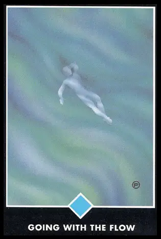 水之么-順著流走/奧修禪塔羅 Osho Zen Tarot