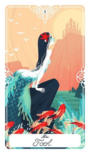 愚人:小美人魚|Tarot of the Divine 神聖塔羅