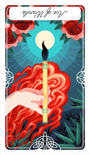 權杖一：神奇畫筆｜Tarot of the Divine 神聖塔羅