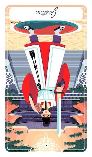正義:暗行御史|Tarot of the Divine 神聖塔羅