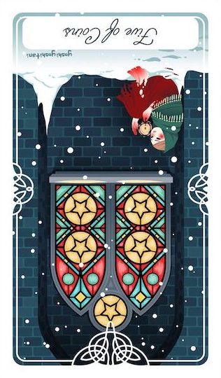 錢幣五:賣火柴的小女孩|Tarot of the Divine 神聖塔羅