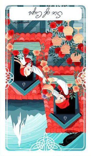 聖杯六：格蕾塔與凱｜Tarot of the Divine 神聖塔羅