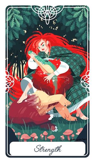 力量:珍娜與譚林|Tarot of the Divine 神聖塔羅