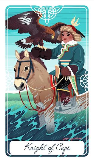 聖杯騎士：獵人海力布｜Tarot of the Divine 神聖塔羅