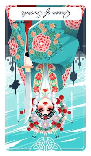 寶劍皇后:杜蘭朵公主|Tarot of the Divine 神聖塔羅